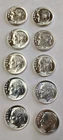 Lot of 10 90% Silver 🔥Roosevelt Dimes🔥 1964 P + D BU See Photos $1 Face #13