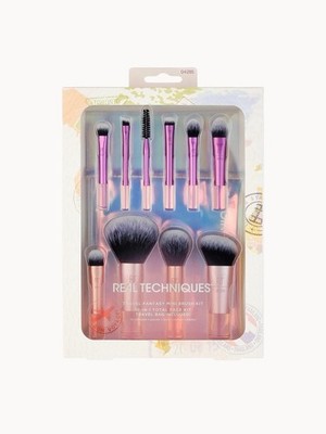 REAL TECHNOLOGIES TRAVEL FANTASY MINI PINSEL SET, MAKE-UP PINSEL FÜR LIDSCHATTEN