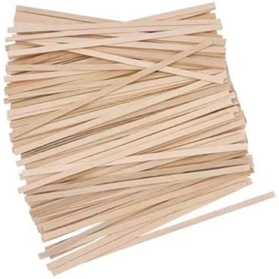 Одноразовые деревянные кофейные палочки из натуральной древесины коричневые береза экологичные 5,5 I - Изображение 2 из 4