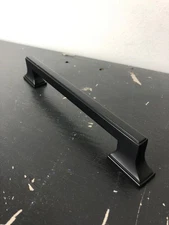 Belwith Keeler B077463-MB 6-5/16" Traditional Matte Black Cabinet Handle