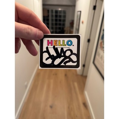 Guns FTL - ''Hello'' Graffiti Sticker / Slap *RARE*