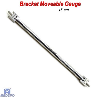 Dental Bracket Positioning Movable Head Height Gauge Orthodontic Instruments