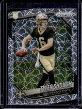 2025 Panini Prizm Tyler Shough Lazer Rookie RC #327 Saints
