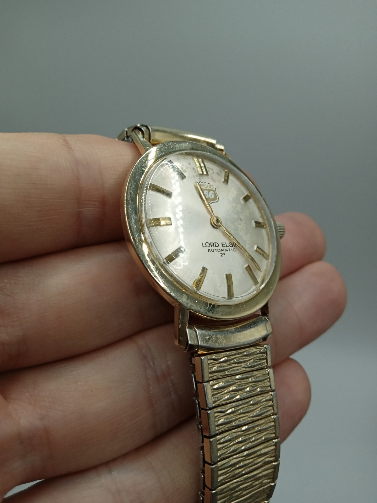 Lord Elgin 14K SOLID GOLD Automatic 25 Jewels "Ph… - image 5