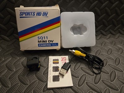 SQ11 Mini DV Camera Sports HD DV 1080P Micro Camera Open Box Complete