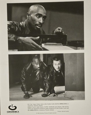 2 Pac, Tupac Shakur, Original Press Photo For Gridlock'd 8x10 Inches