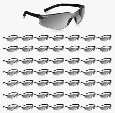 50ct Salfboy Safety Glasses ANSI Z87.1 Scratch Resistant Glasses 118-Gray Unisex