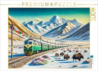 Calvendo Puzzle Train Journey Through The Heights Of The Himalayas | 1000 Pieces