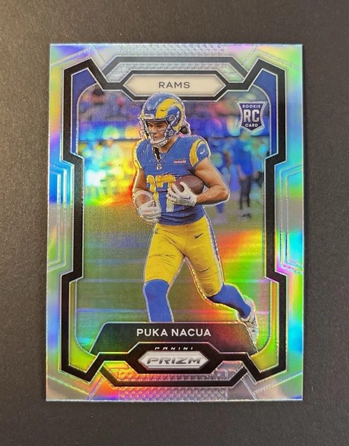 2023 Panini Prizm - Puka Nacua RC Silver Prizm Los Angeles Rams #357