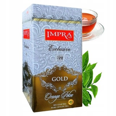 IMPRA Exclusive GOLD Orange Pekoe - Black Tea Loose Leaf Tin 200g / 7.1oz