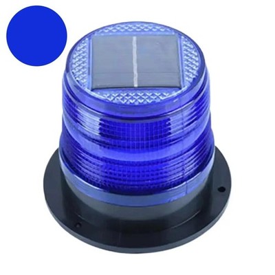 Solar LED Beacon Flashing Lights Magnetic Strobe Emergency Warning Light 12/24V