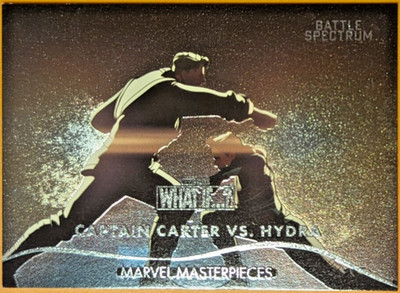 2023 Upper Deck Marvel What If...? #BS4 Captain Carter vs. Hydra Battle Spectrum