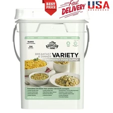 Emergency Survival Food Supply Kit Bucket Breakfast & Dinner Meal Freeze-Dried