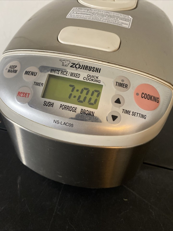 Cuiseur à Riz Zojirushi NS-LGC05 3 Tasses - Inox - Occasion Fonctionnel
