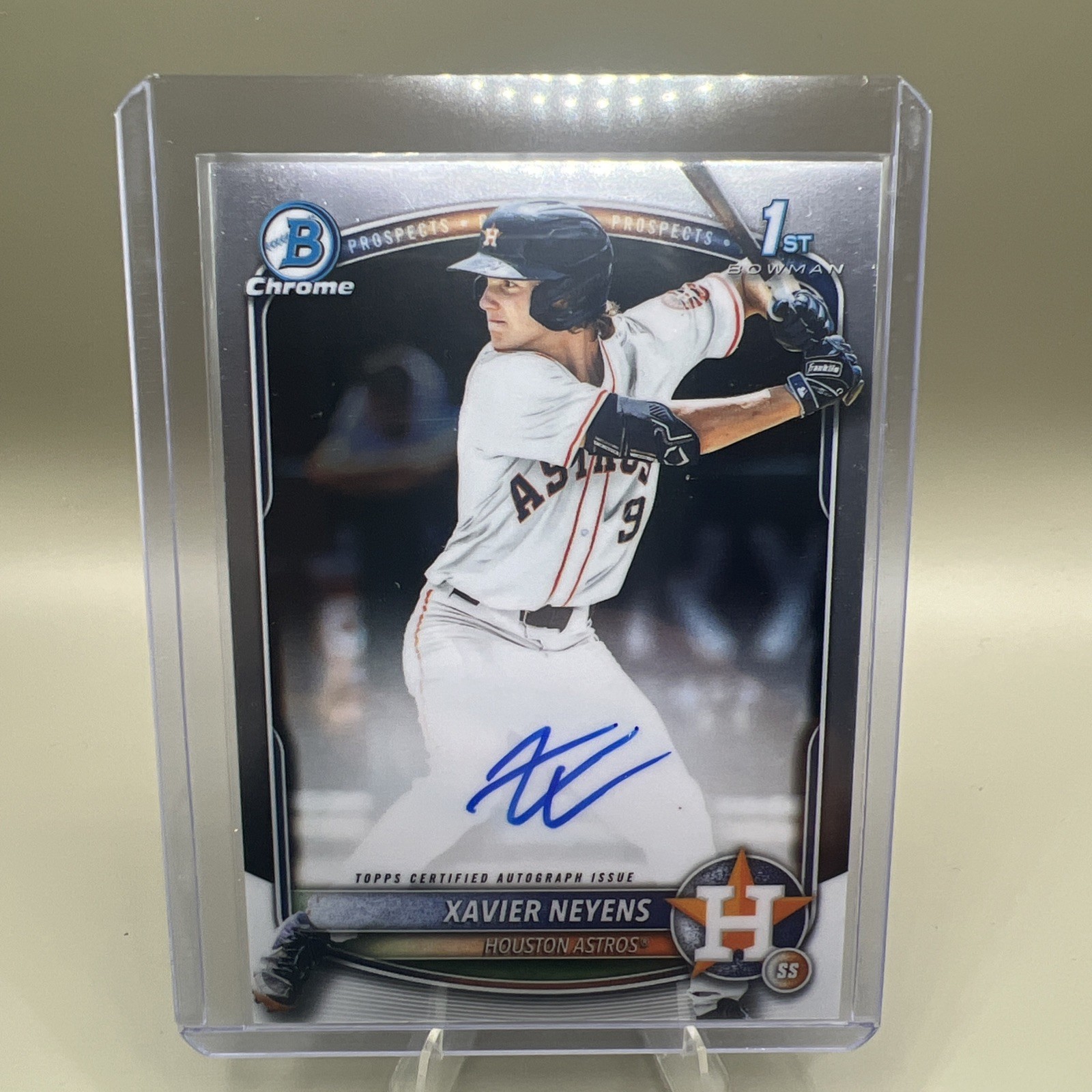 2025 Bowman Draft - Chrome Prospect Autographs Xavier Neyens #CPA-XN (AU, RC)