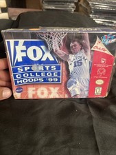Fox Sports College Hoops ‘99 For Nintendo 64 N64 New Factory Sealed Box
