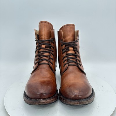 Sutro San Fransisco Men Size 7.5 Brown Leather Plain Tote Ankle Boot Sutro Footwear– On The EDGE main image 3