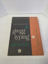 VTG Gregg Typing book 191 Series Book 1 General Typing 1962 Rowe Lloyd Winger