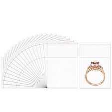 500pcs Small Clear Crystal Cello Bags 1.5x1.5 Self Adhesive Bags OPP Poly Cel...