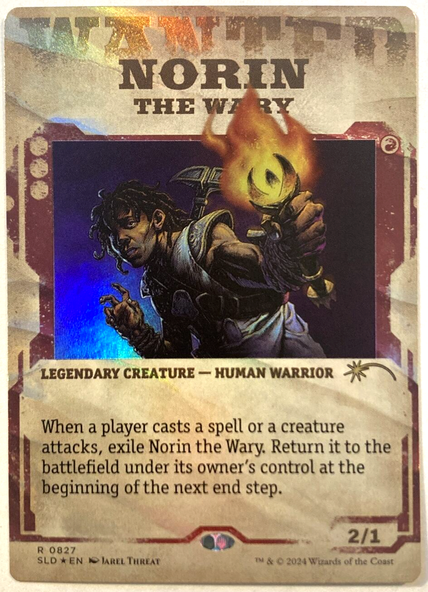 MTG Norin The Wary RAINBOW FOIL Secret Lair Drop 827 NM | eBay