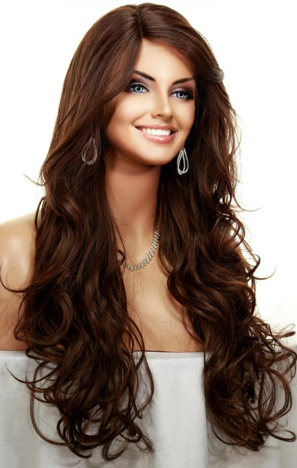 PIN DE ENCAJE FRONTAL DE ENCAJE CON PARTE PELUCA | LARGO RIZADO P4.27.30 APTO PARA CALOR | 1002 Foto 4 de 4