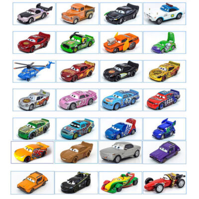 McQueen Pixar Cars Diecast Auto 1:55 Toy Modell Lot Lightning Spielzeug Geschenk
