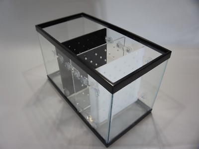 commercial fish box divider Cuyacili 2 Pack Tank Divider, Plastic Grid Cuttable Grid Plate Fish Separator with 12 Suction Cups DIY Designed Clear Easy to Bent 10 * 13in : Pet Supplies strong laser cut acrylic sheet for a precise fit Aquarium divider fish separator |