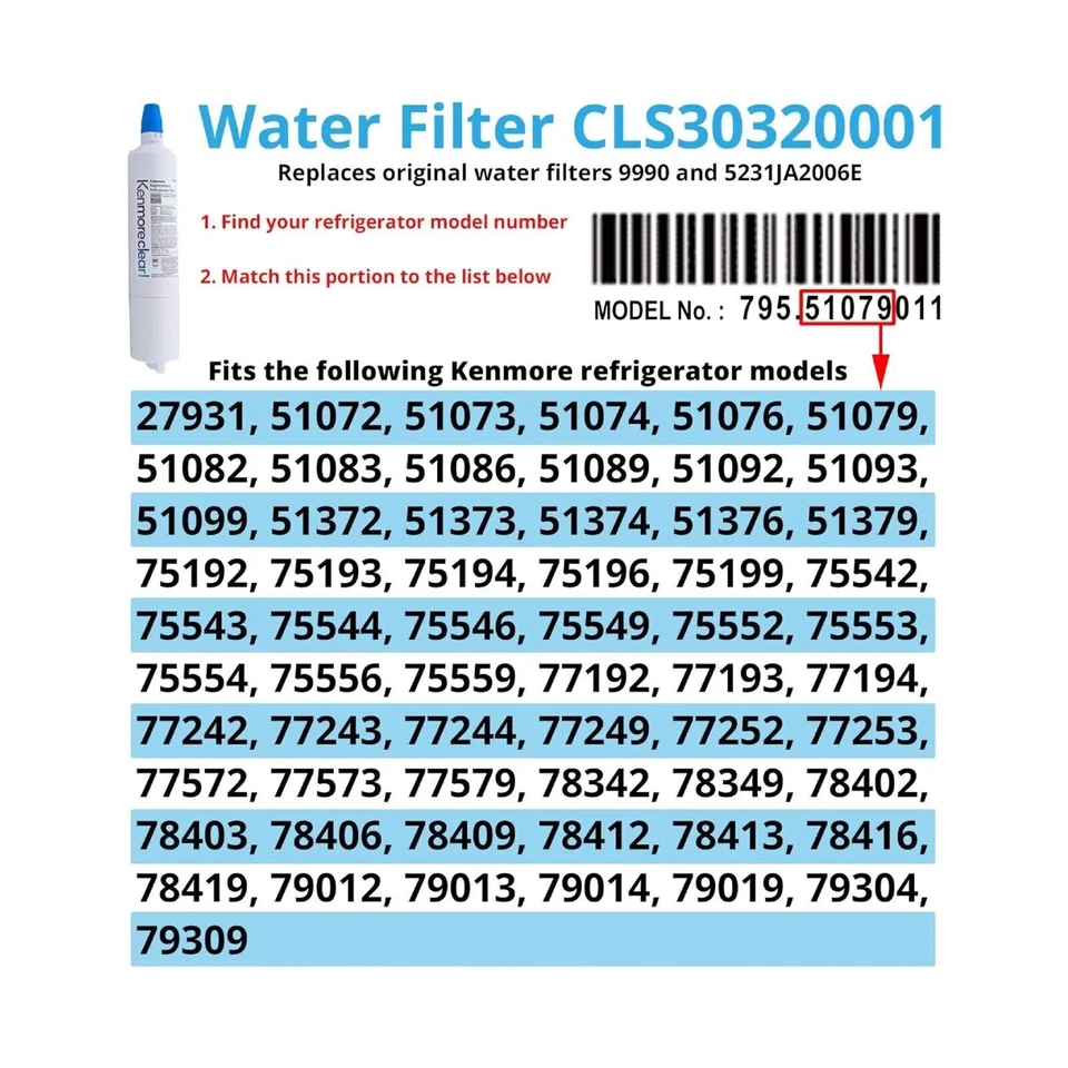 Kenmore 9990 Refrigerator Water Filter - Image 2 of 4