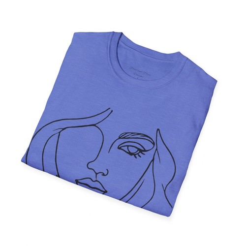 Camiseta Mystic Gaze Minimalist Line Art - Camiseta Unisex Estilo Suave - Imagen 53 de 69