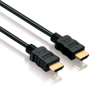 HDMI Kabel 0,5 m High Speed with Ethernet 4K ULTRA HD 2160p 3D vergoldet 0,50 m