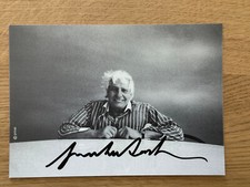 Foto signiert von Gunter Sachs, original Autogramm,Dirigent