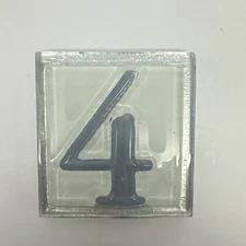 Magnetic glass number houses mailboxes etc.