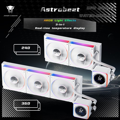Astro Beat 360 ARGB Affichage Numérique Affichage Intelligent Température CPU Liquide Refroidisseur - Photo 10/10
