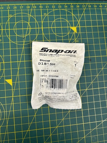 *Nuovo* Rubinetto a scatto e stampo ricambio stampo 18mm - 1,5mm esagonale D1815M metrico - Foto 2 di 2