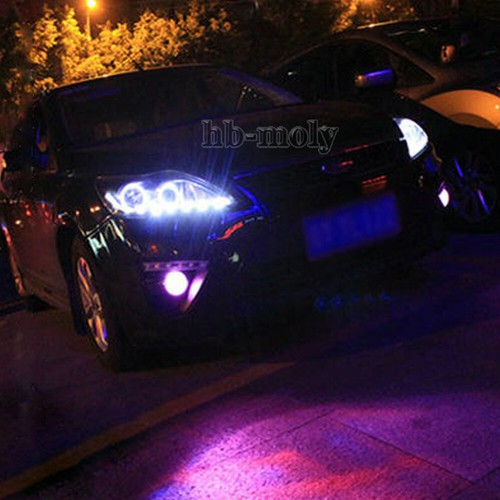 2 Pcs LED Fog Light Bulb Super Bright Pink For Car DRL Bulb 4014 92SMD 9006 HB4 - Picture 3 of 12