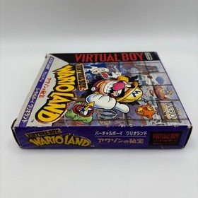 Nintendo Virtual Boy Wario Land Hidden Treasure in Video Games with box New