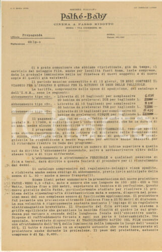 1948 ROMA Società Italiana PATHE-BABY Proiettore WEBO PAX capolavoro tecnologia - Photo 1/1