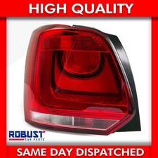 REAR LIGHT TAIL LAMP LEFT PASSENGER SIDE FOR VOLKSWAGEN POLO HB MK5 2009-2015