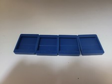 4 NEW Official OEM Nintendo BLUE Silicone Cartridge Game Cases for DS 3DS N41