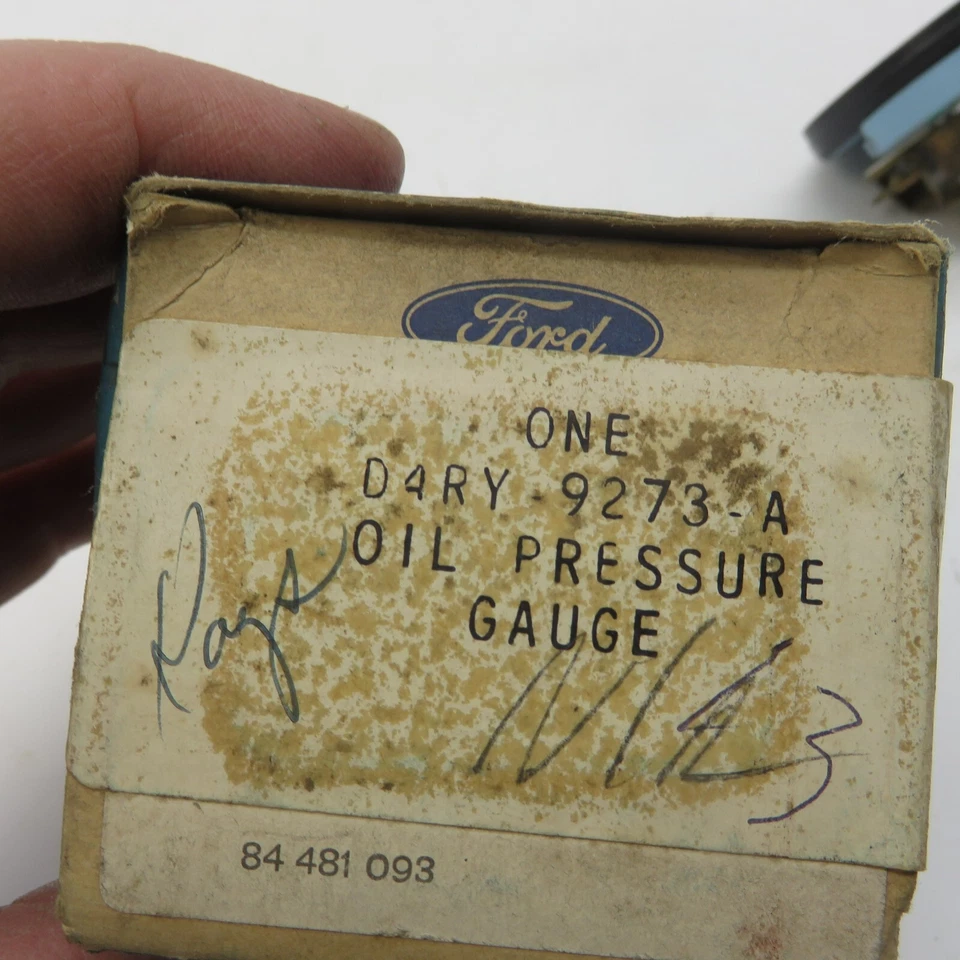 Manómetro de presión de aceite Mercury NOS 1974 Capri D4RY-9273-A fabricante original Foto 4 de 4
