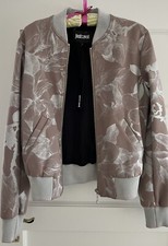 Just Cavalli Womens Bomber Jacket, Size 40, Made In Italy, Bargain