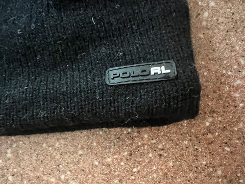 Polo Ralph Lauren Black Winter Wool & Fleece Scarf & Hat Kids Boys - Picture 11 of 13