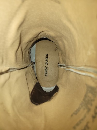 Bota Western Cody James Lynx marrón para hombre talla 8,5D - Imagen 9 de 10