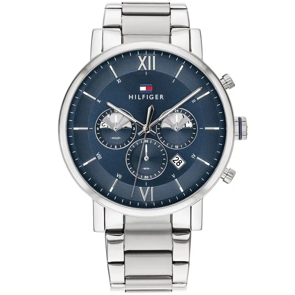 Tommy Hilfiger Watch Stainless Steel and Blue Men's Watch ~2 YR
