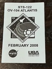 NASA STS-122 OV-104 Space Shuttle Atlantis February 2008 Timeline & Crew Data