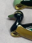 E Pearl Pair Brooch Pins Mallard Ducks Pretty set 1 3/4" in size each Erwin Pea — photo 8