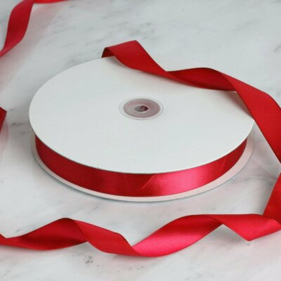 7/8'' x 100 yards Single Side Satin Ribbon Wedding Favors Crafts Decorations