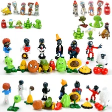 Plants vs Zombies PVC Action Figures Toys Gift Set / Birthday Party Cake Topper