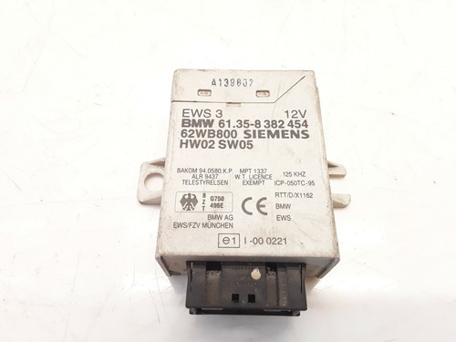 BMW E39 520i 1999 Wegfahrsperre Ews Einheit Modul ECU 61358382454 HW02SW05