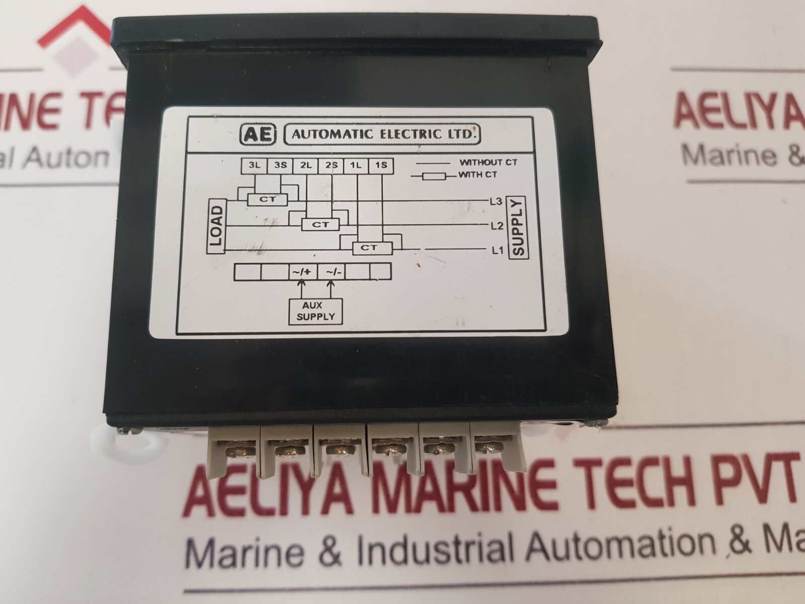 Automatic electric ass96d digital a.c.ammeter 0-600.0 aac